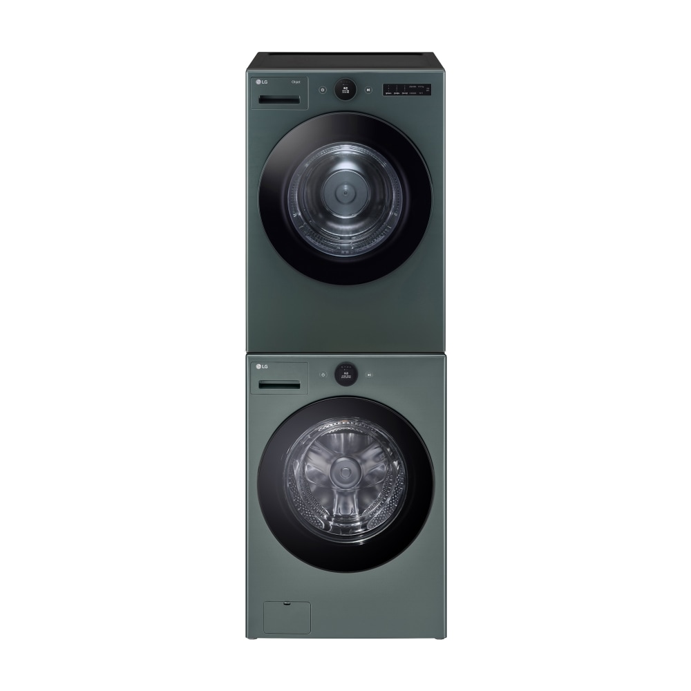 세탁기 LG 트롬 오브제컬렉션 + 건조기 + 스태킹키트 (KX21GA-20GN.AKOR) 메인이미지 0
