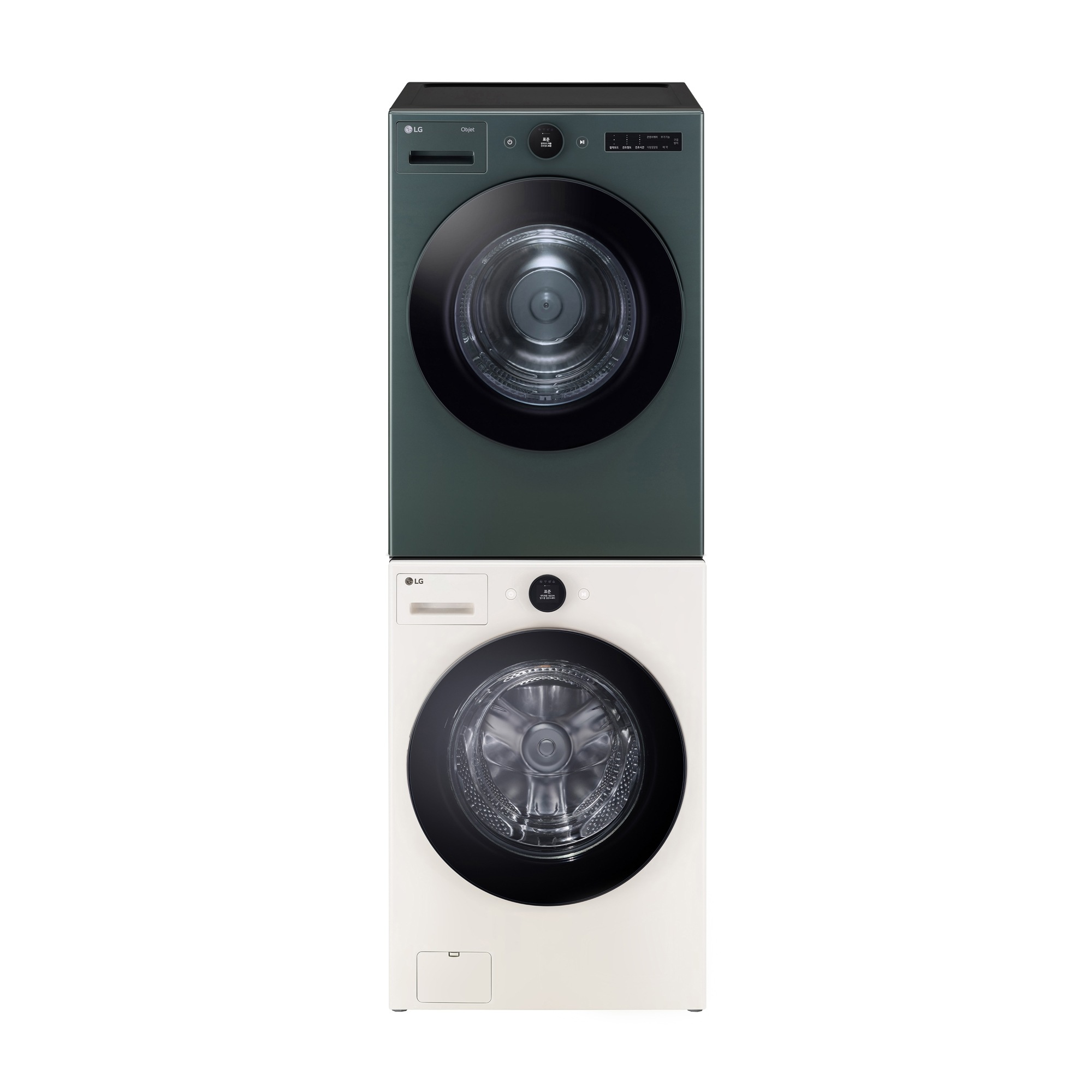 세탁기 LG 트롬 오브제컬렉션 + 건조기 + 스태킹키트 (KX21EA-20GN.AKOR) 줌이미지 0