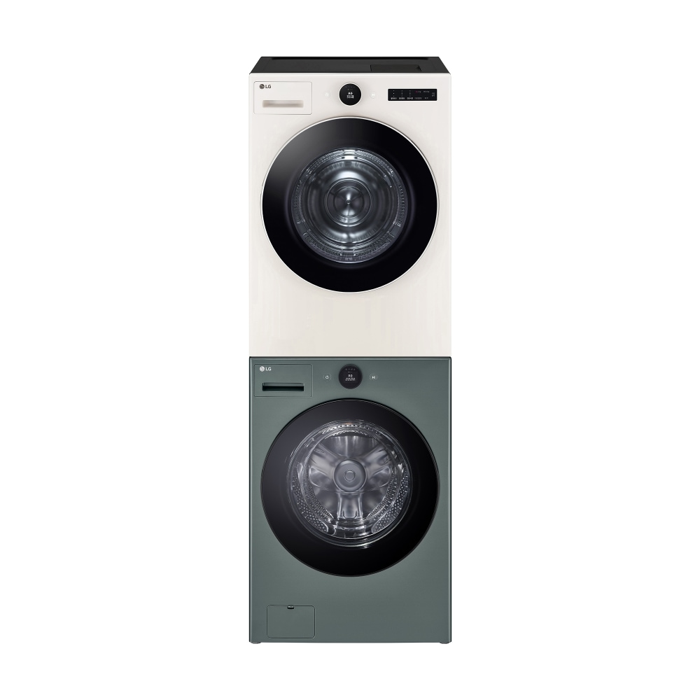 세탁기 LG 트롬 오브제컬렉션 + 건조기 + 스태킹키트 (KX25GN-21ES.AKOR) 메인이미지 0