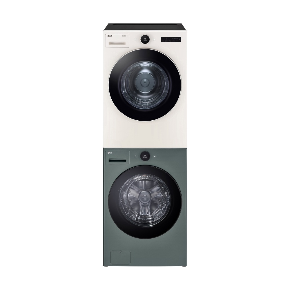 세탁기 LG 트롬 오브제컬렉션 + 건조기 + 스태킹키트 (KX25GN-20EN.AKOR) 메인이미지 0