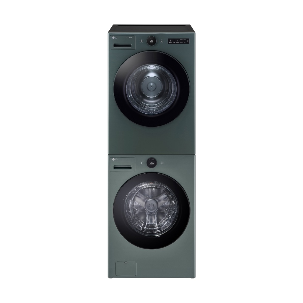 세탁기 LG 트롬 오브제컬렉션 + 건조기 + 스태킹키트 (KX25GN-20GN.AKOR) 메인이미지 0