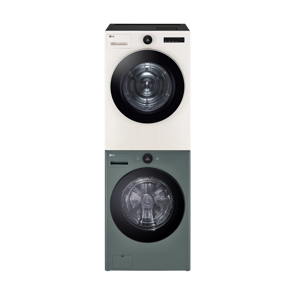 세탁기 LG 트롬 오브제컬렉션 + 건조기 + 스태킹키트 (KX21GN-21ES.AKOR) 메인이미지 0