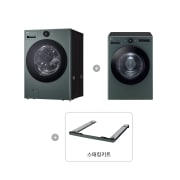 세탁기 LG 트롬 오브제컬렉션 + 건조기 + 스태킹키트 (KX21GN-20GN.AKOR) 썸네일이미지 1