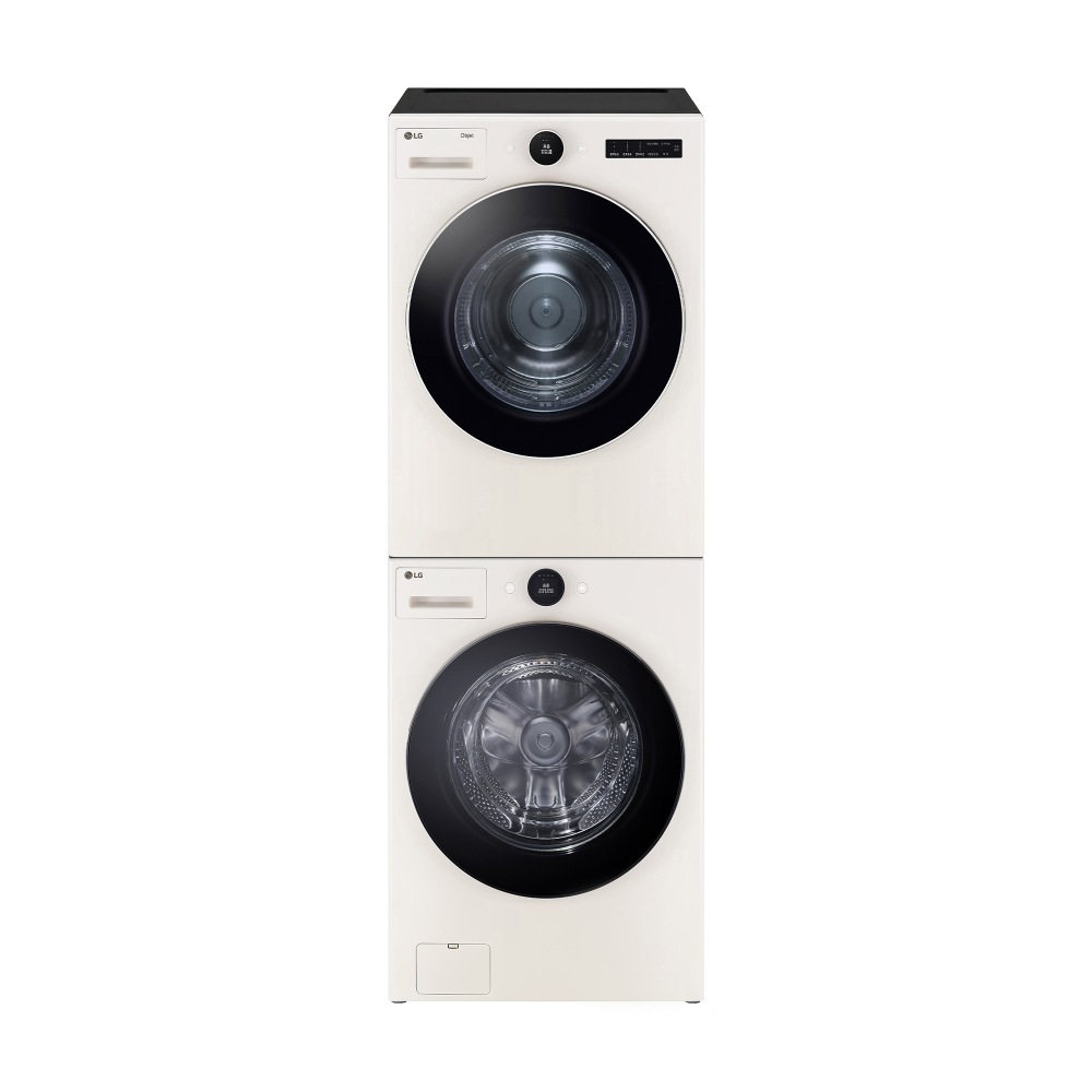 세탁기 LG 트롬 오브제컬렉션 + 건조기 + 스태킹키트 (KX21EN-20EN.AKOR) 메인이미지 0