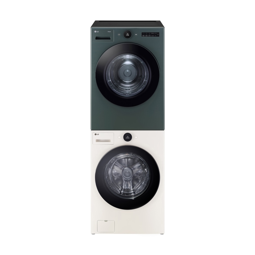 세탁기 LG 트롬 오브제컬렉션 + 건조기 + 스태킹키트 (KX21EN-20GN.AKOR) 메인이미지 0