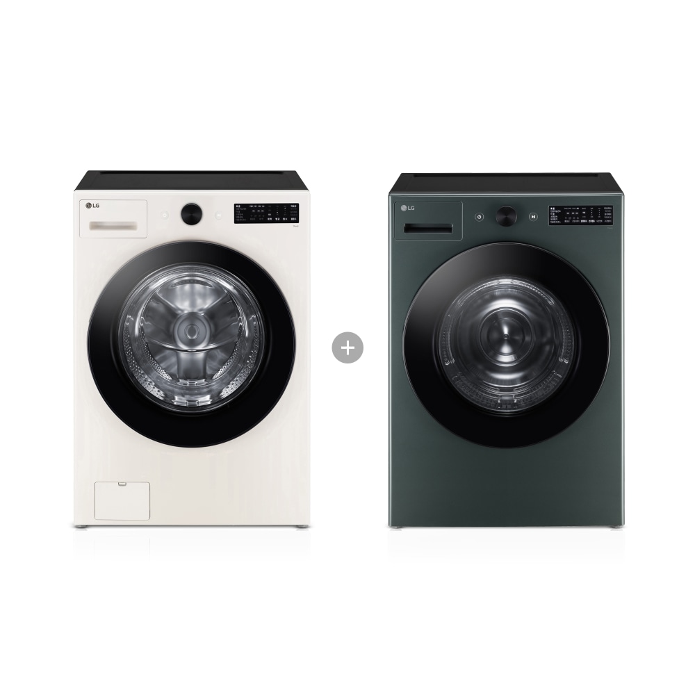 세탁기 LG 트롬 오브제컬렉션 + 건조기 (FG24E-20G.AKOR2) 메인이미지 0