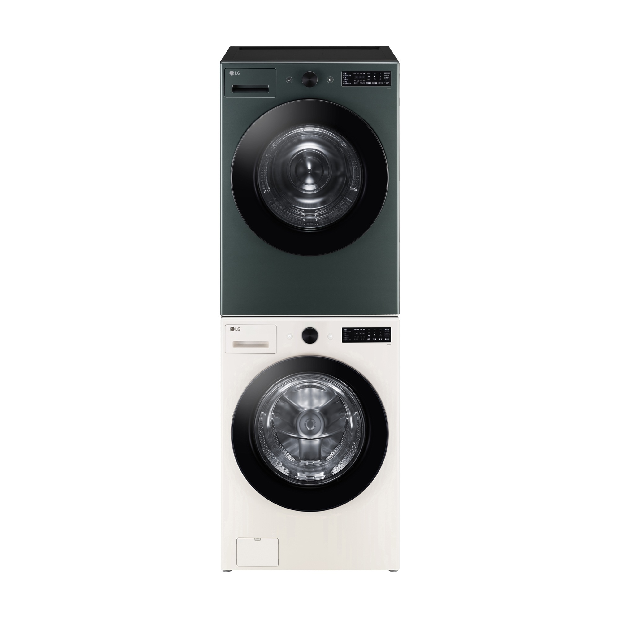 세탁기 LG 트롬 오브제컬렉션 + 건조기 + 스태킹키트 (KG24E-20G.AKOR2) 줌이미지 1
