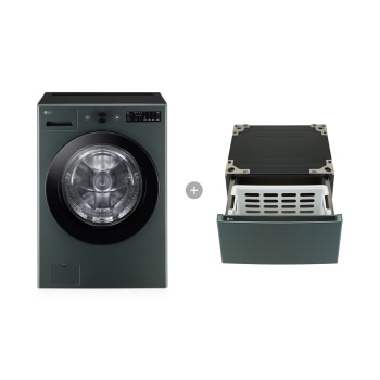 LG 트롬 오브제컬렉션 + 키높이 수납함 24kg 