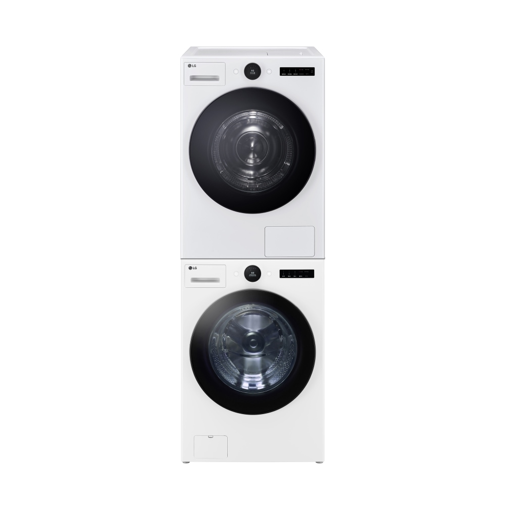 세탁기 LG 트롬 오브제컬렉션 + 건조기 + 스태킹키트 (KX25WS-22WS.AKOR) 메인이미지 0