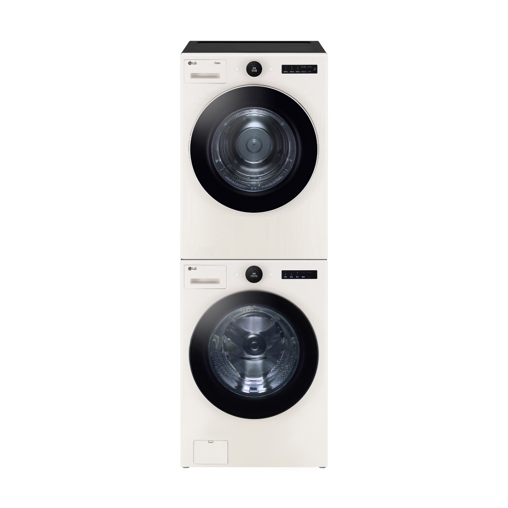 세탁기 LG 트롬 오브제컬렉션 + 건조기 + 스태킹키트 (KX25EA-20EN.AKOR2) 메인이미지 0