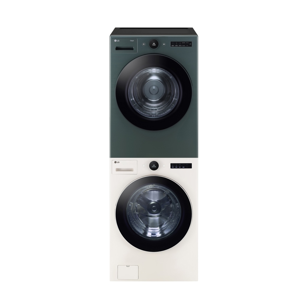 세탁기 LG 트롬 오브제컬렉션 + 건조기 + 스태킹키트 (KX25ER-20GN.AKOR2) 메인이미지 0