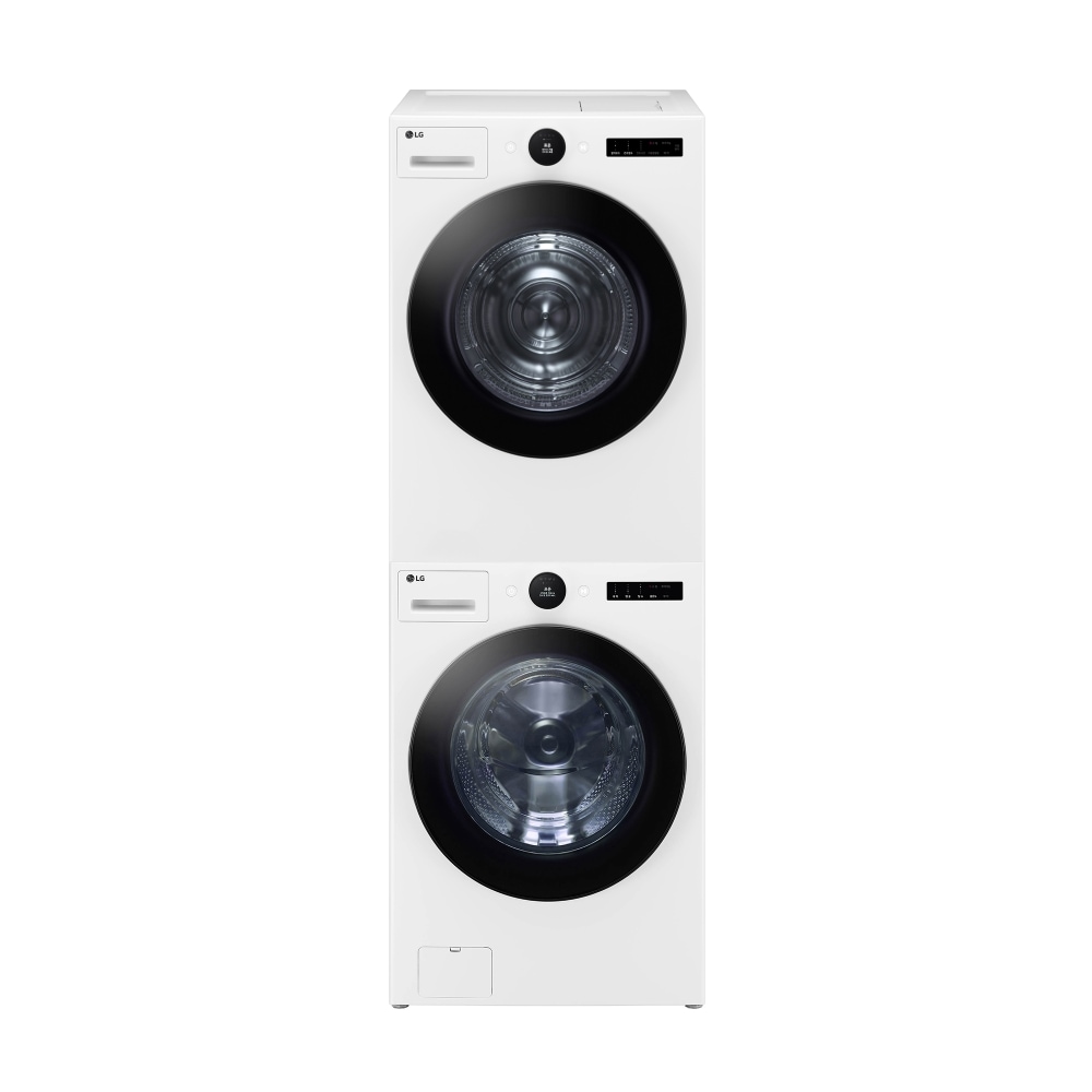 세탁기 LG 트롬 오브제컬렉션 + 건조기 + 스태킹키트 (KX25WR-21WS.AKOR2) 메인이미지 0