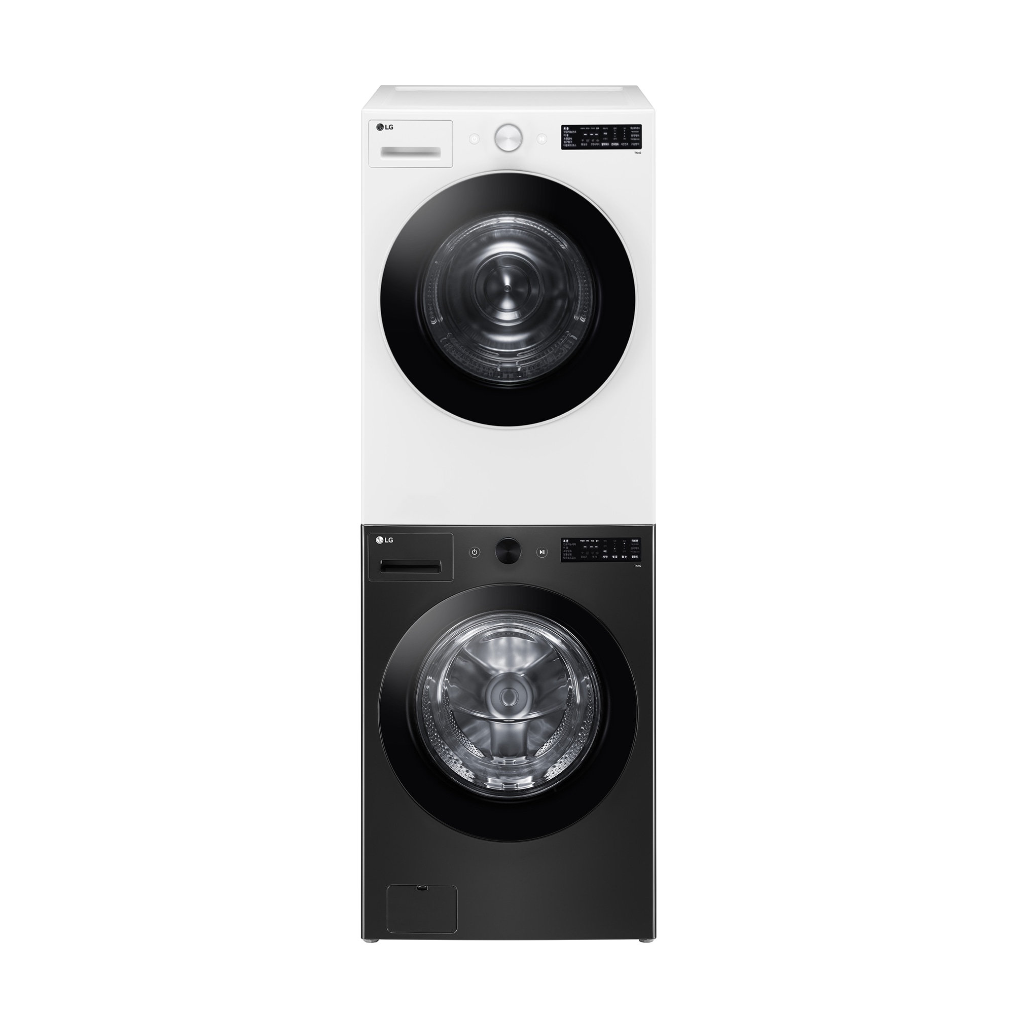 세탁기 LG 트롬 오브제컬렉션 + 건조기 + 스태킹키트 (KG21KN-8WNW.AKOR2) 줌이미지 1