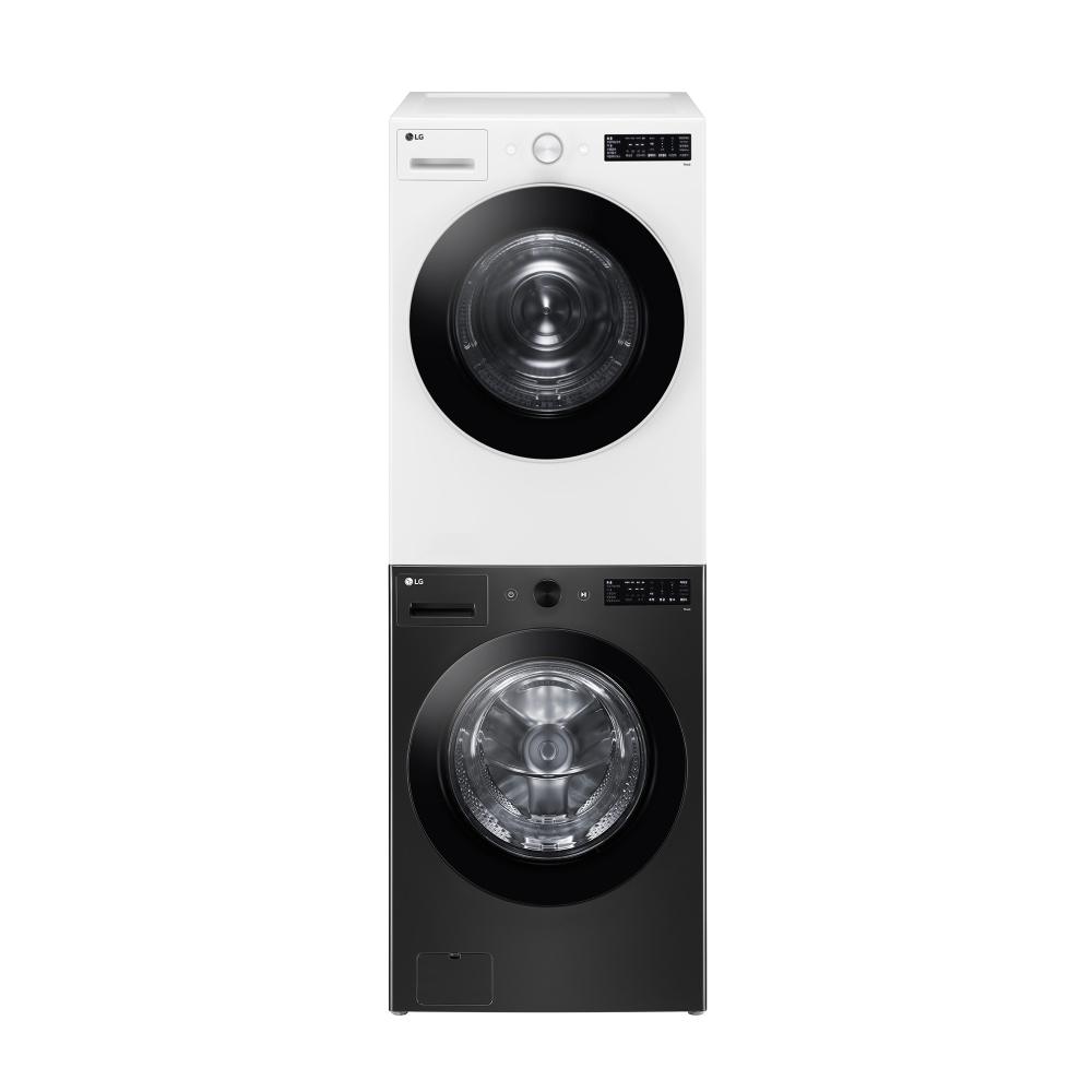 세탁기 LG 트롬 오브제컬렉션 + 건조기 + 스태킹키트 (KG21KN-8WNW.AKOR2) 메인이미지 0