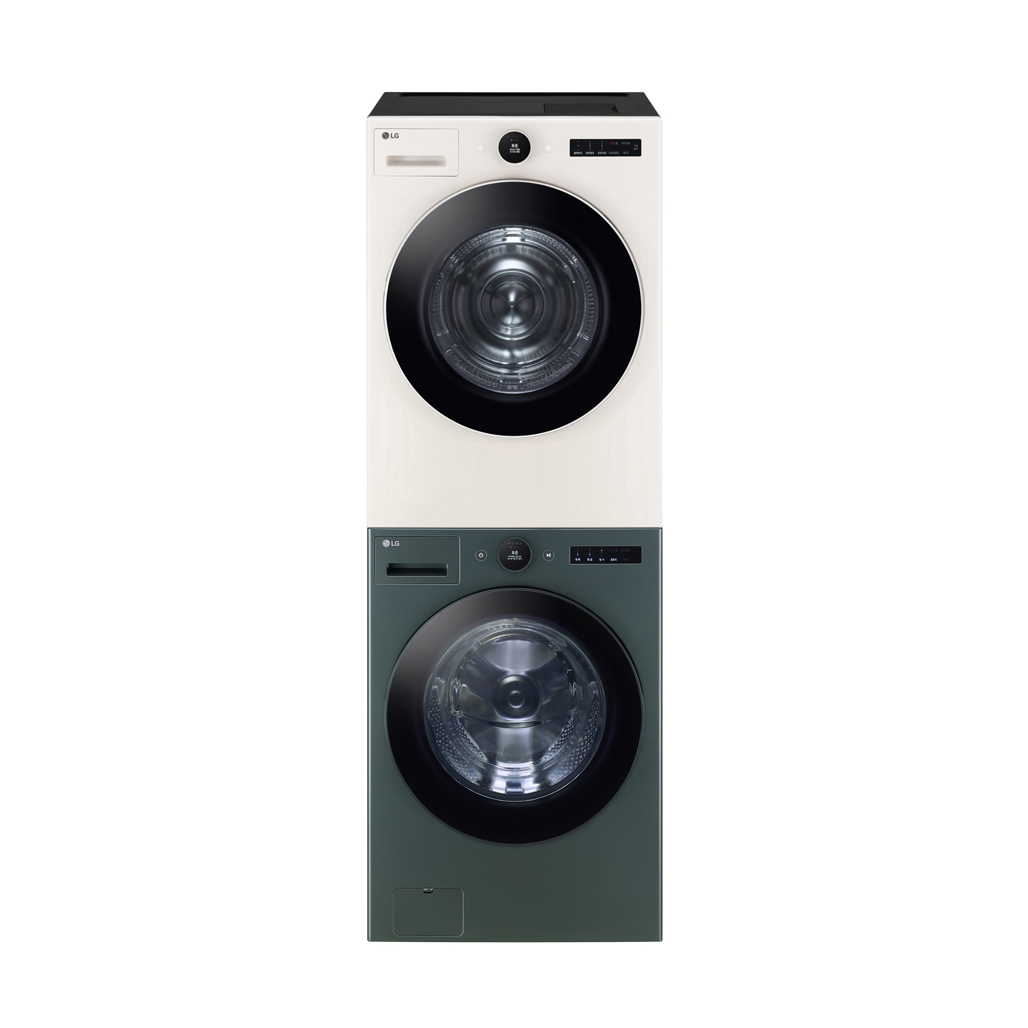 세탁기 LG 트롬 오브제컬렉션 + 건조기 + 스태킹키트 (KX25GR-21ES.AKOR2) 줌이미지 1