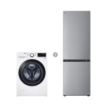 LG 트롬 세탁기+ LG 모던엣지 냉장고 15kg 