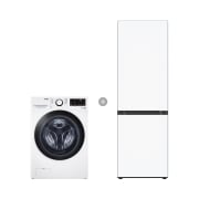 세탁기 LG 트롬 세탁기+ LG 모던엣지 냉장고 오브제컬렉션 (F15W-Q33MH3.AKOR) 썸네일이미지 1