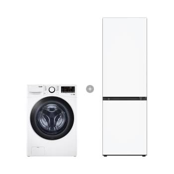 LG 트롬 세탁기+ LG 모던엣지 냉장고 오브제컬렉션 15kg 