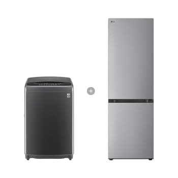 LG 통돌이 세탁기 + LG 모던엣지 냉장고 16kg 