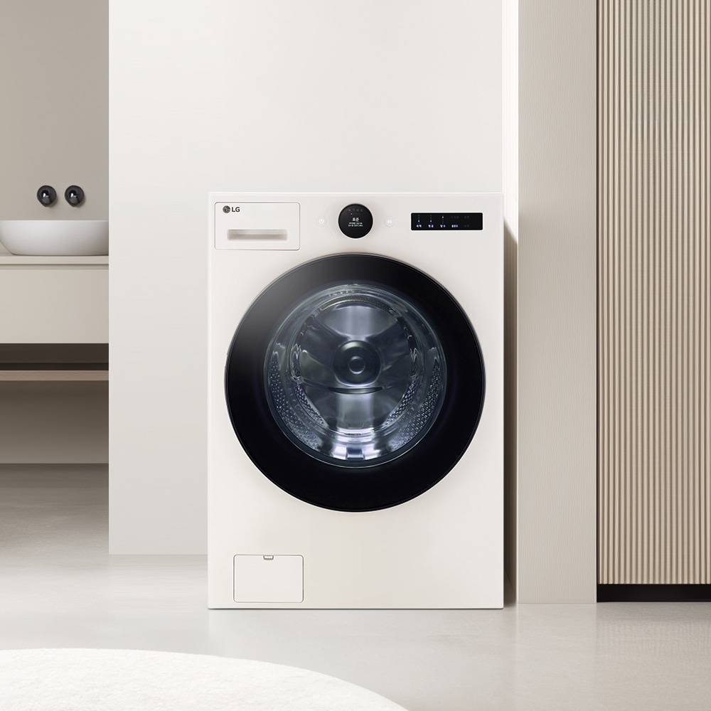 세탁기 LG 트롬 AI 오브제컬렉션 세탁기 (FX25EF.AKOR) 메인이미지 1