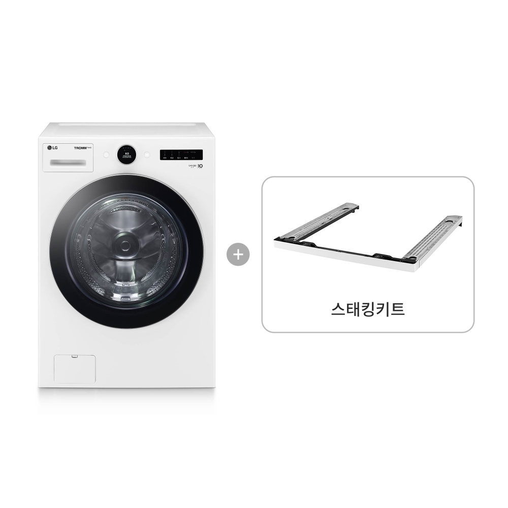 세탁기 LG 트롬 세탁기 + 스태킹키트 (FX24WS-KW.AKOR2) 메인이미지 0