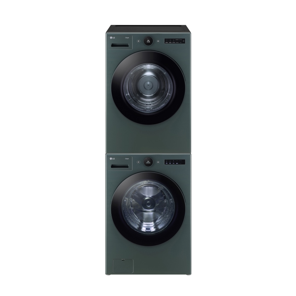 세탁기 LG 트롬 오브제컬렉션 세탁기 + 건조기 + 스태킹키트 (FX24GNG-GNG.AKOR2) 메인이미지 0