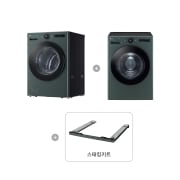 세탁기 LG 트롬 오브제컬렉션 세탁기 + 건조기 + 스태킹키트 (FX24GNG-GNG.AKOR2) 썸네일이미지 2