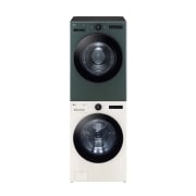 세탁기 LG 트롬 오브제컬렉션 세탁기 + 건조기 + 스태킹키트 (KX23ENE-GNG.AKOR2) 썸네일이미지 1