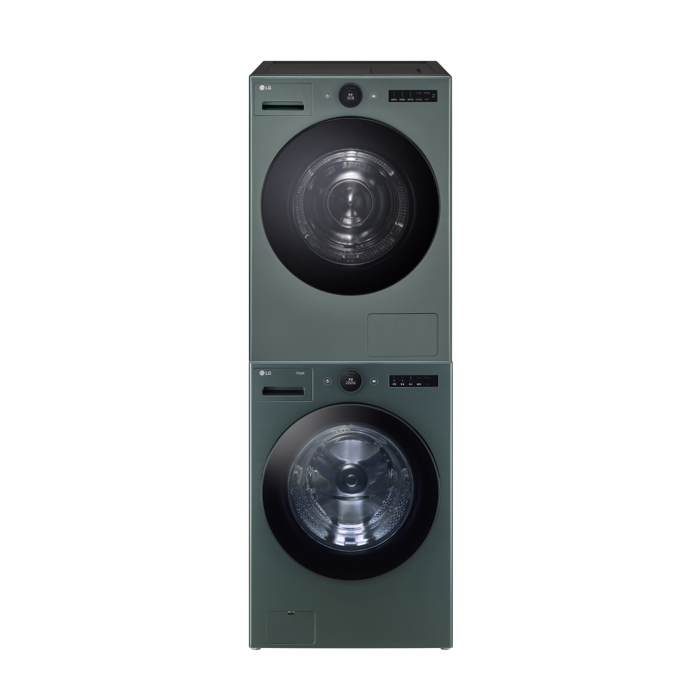 세탁기 LG 트롬 오브제컬렉션 세탁기 + 건조기 + 스태킹키트 (KX4GNG-2GS.AKOR2) 메인이미지 0
