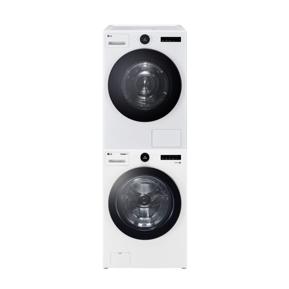 세탁기 LG 트롬 세탁기 + 건조기 + 스태킹키트 (KX24WS-22WS.AKOR2) 메인이미지 0