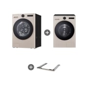 세탁기 LG 트롬 AI 오브제컬렉션 세탁기 + LG 트롬 AI 오브제컬렉션 건조기 + 스태킹키트 (KX25TF-5TS.AKOR) 썸네일이미지 2
