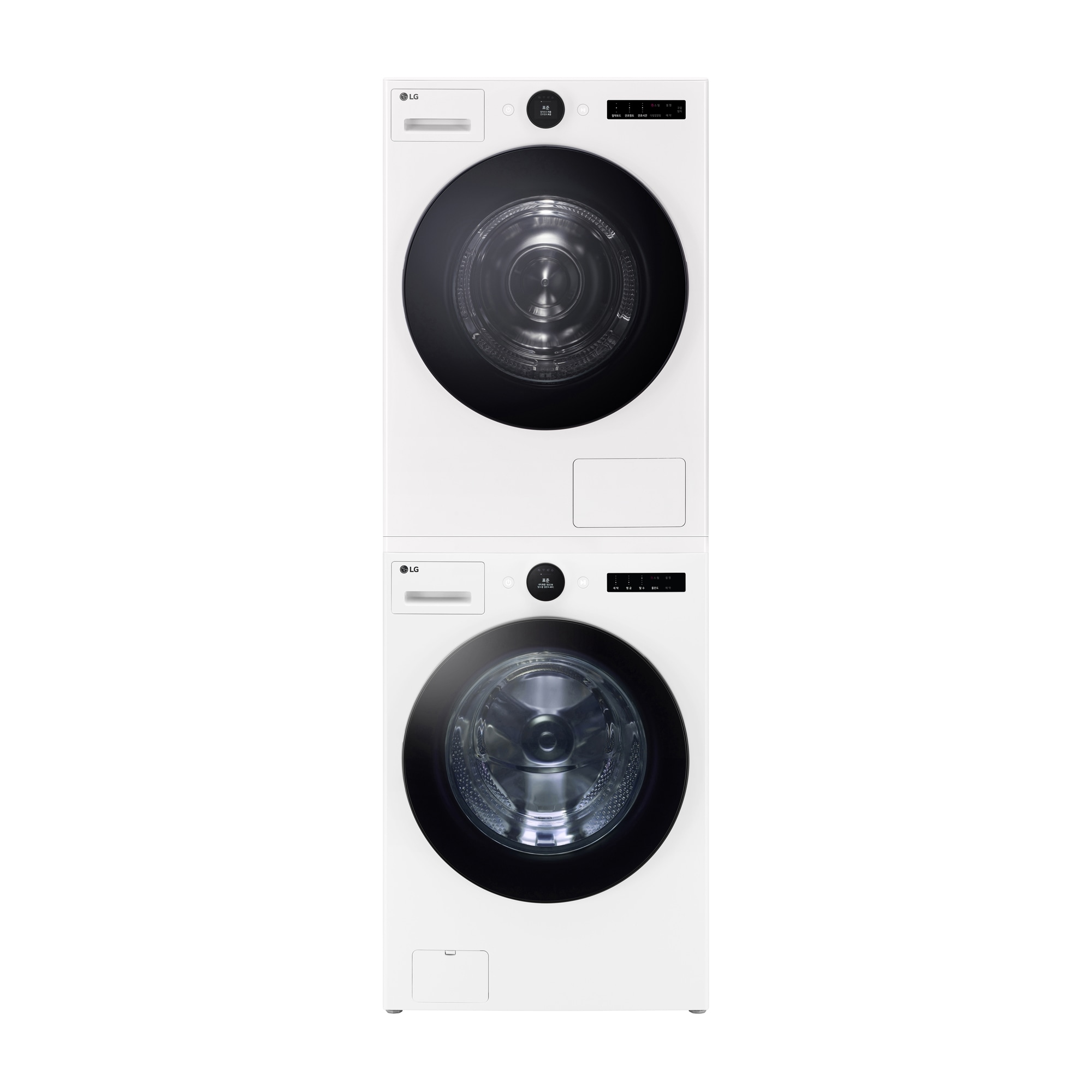 세탁기 LG 트롬 AI 오브제컬렉션 세탁기 + LG 트롬 AI 오브제컬렉션 건조기 + 스태킹키트 (KX25IF-5IS.AKOR) 줌이미지 1