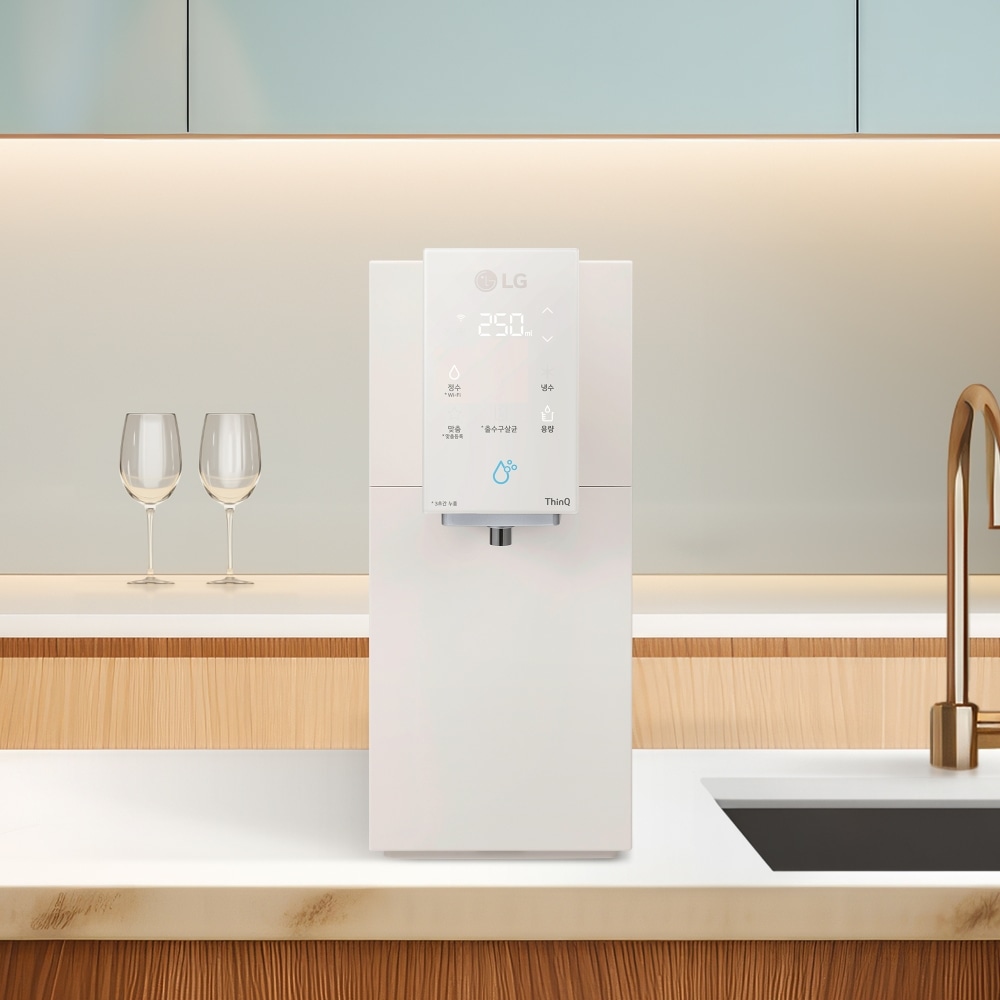 정수기 LG 퓨리케어 오브제컬렉션 정수기(맞춤 출수, 냉정) (WD323ACB.AKOR) 메인이미지 1
