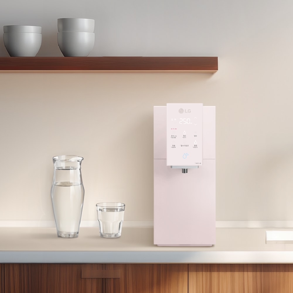 정수기 LG 퓨리케어 오브제컬렉션 정수기(음성인식/맞춤 출수, 냉온정) (WD524APB.AKOR) 메인이미지 1