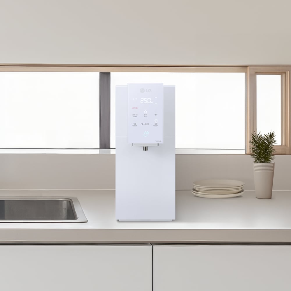 정수기 LG 퓨리케어 오브제컬렉션 정수기(음성인식/맞춤 출수, 냉온정) (WD524AMB.AKOR) 메인이미지 1