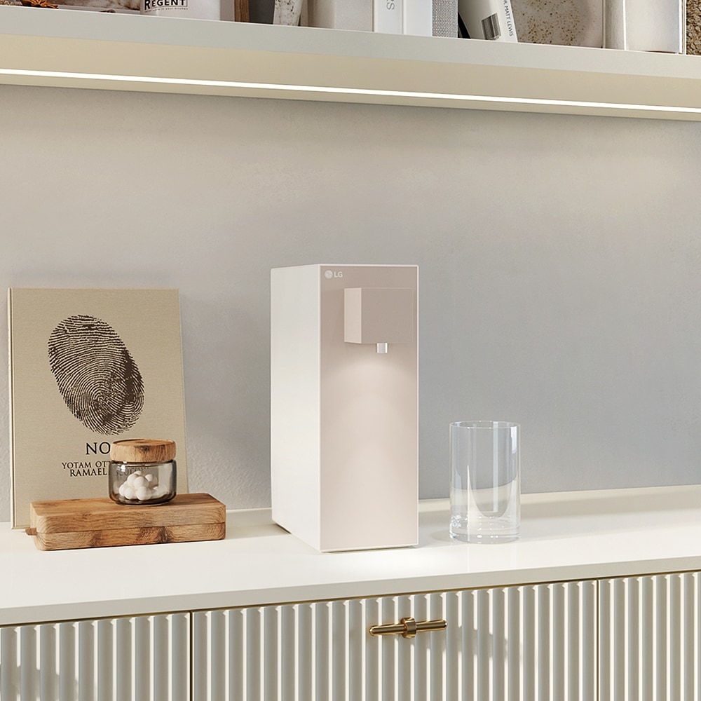 정수기 LG 퓨리케어 오브제컬렉션 정수기 (라이트온, 정수전용) (WD120MNB.AKOR) 메인이미지 1