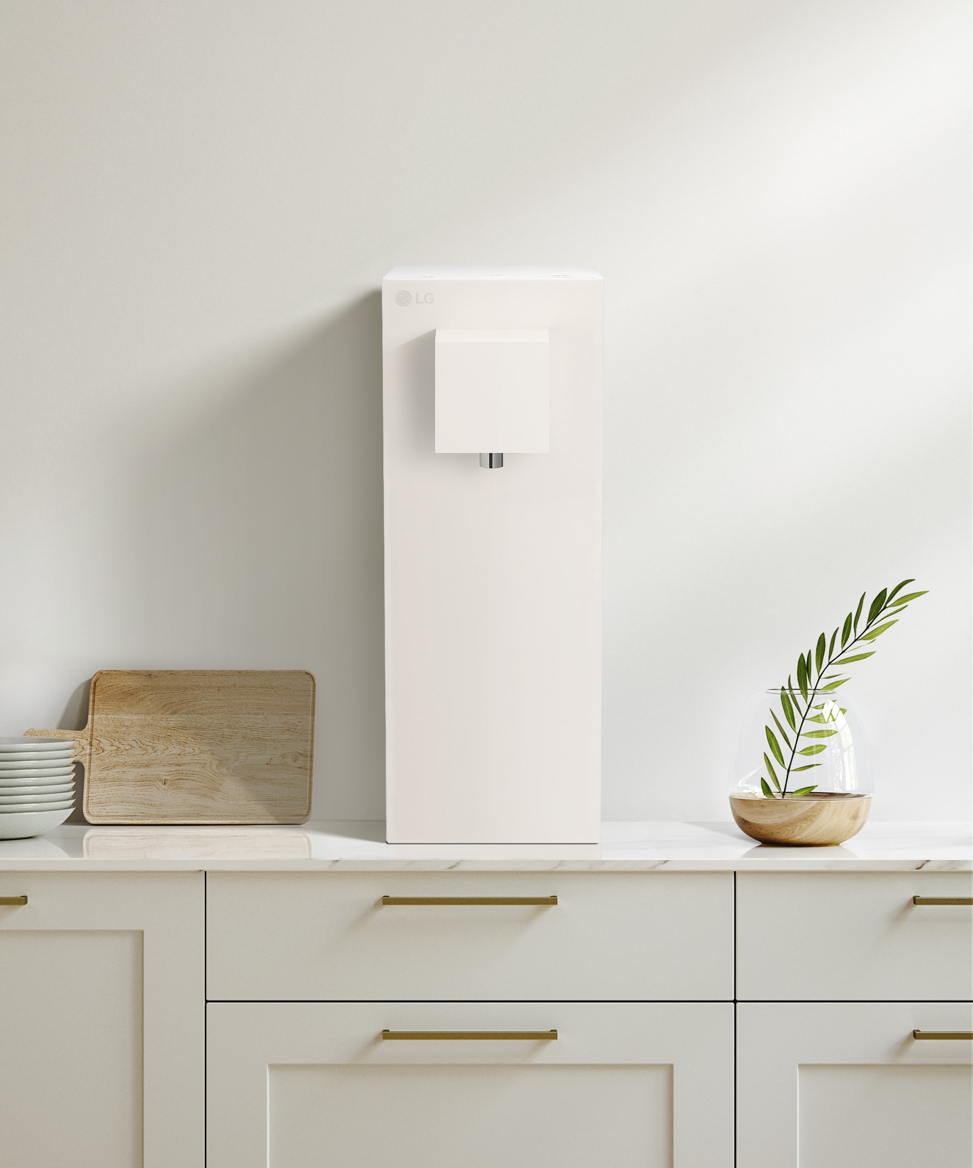 정수기 LG 퓨리케어 오브제컬렉션 정수기(라이트온, 온정)  (WD220MCB.AKOR) 메인이미지 0