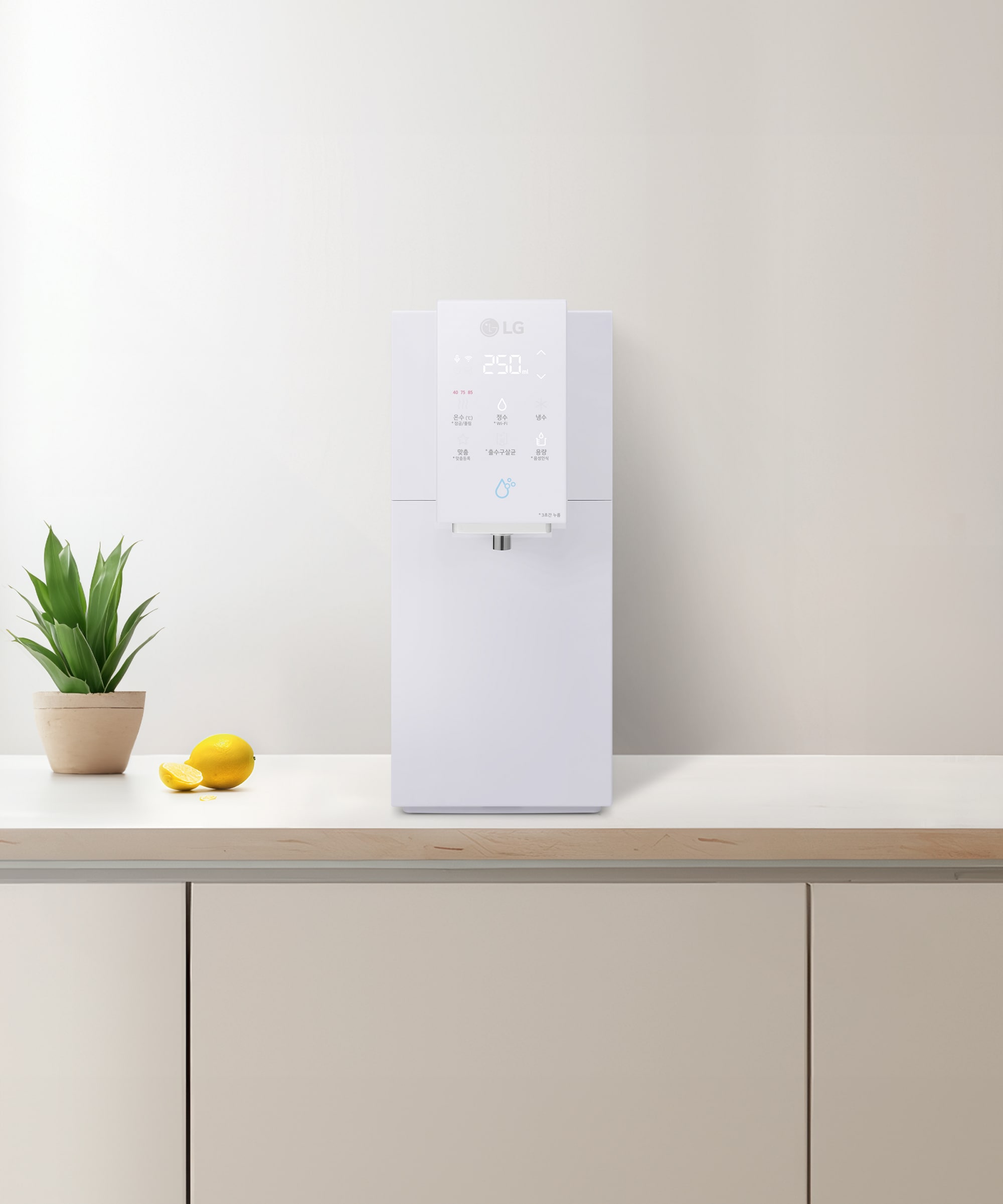 정수기 LG 퓨리케어 오브제컬렉션 정수기(음성인식/맞춤 출수, 냉온정) (WD524ARB.AKOR) 메인이미지 0