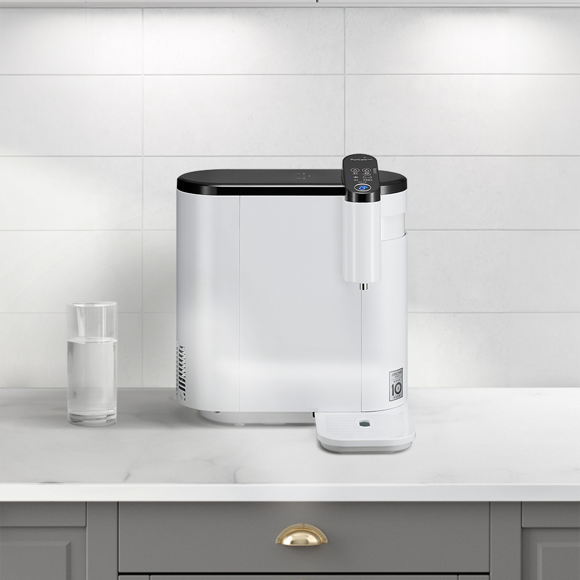 정수기 LG 퓨리케어 오브제컬렉션 정수기(상하좌우, 냉정) (WD325AHB.AKOR) 줌이미지 1