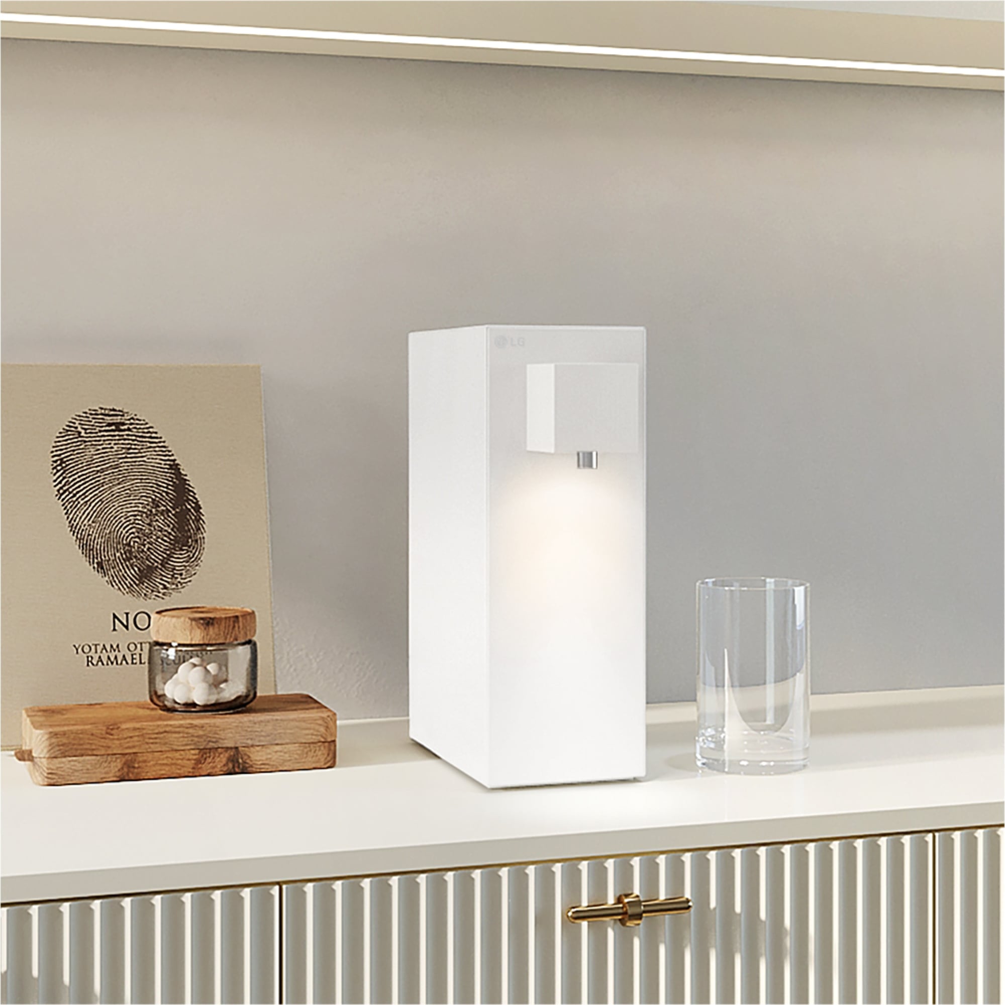 정수기 LG 퓨리케어 오브제컬렉션 정수기 (라이트온, 정수전용) (WD120MHB.AKOR) 줌이미지 1
