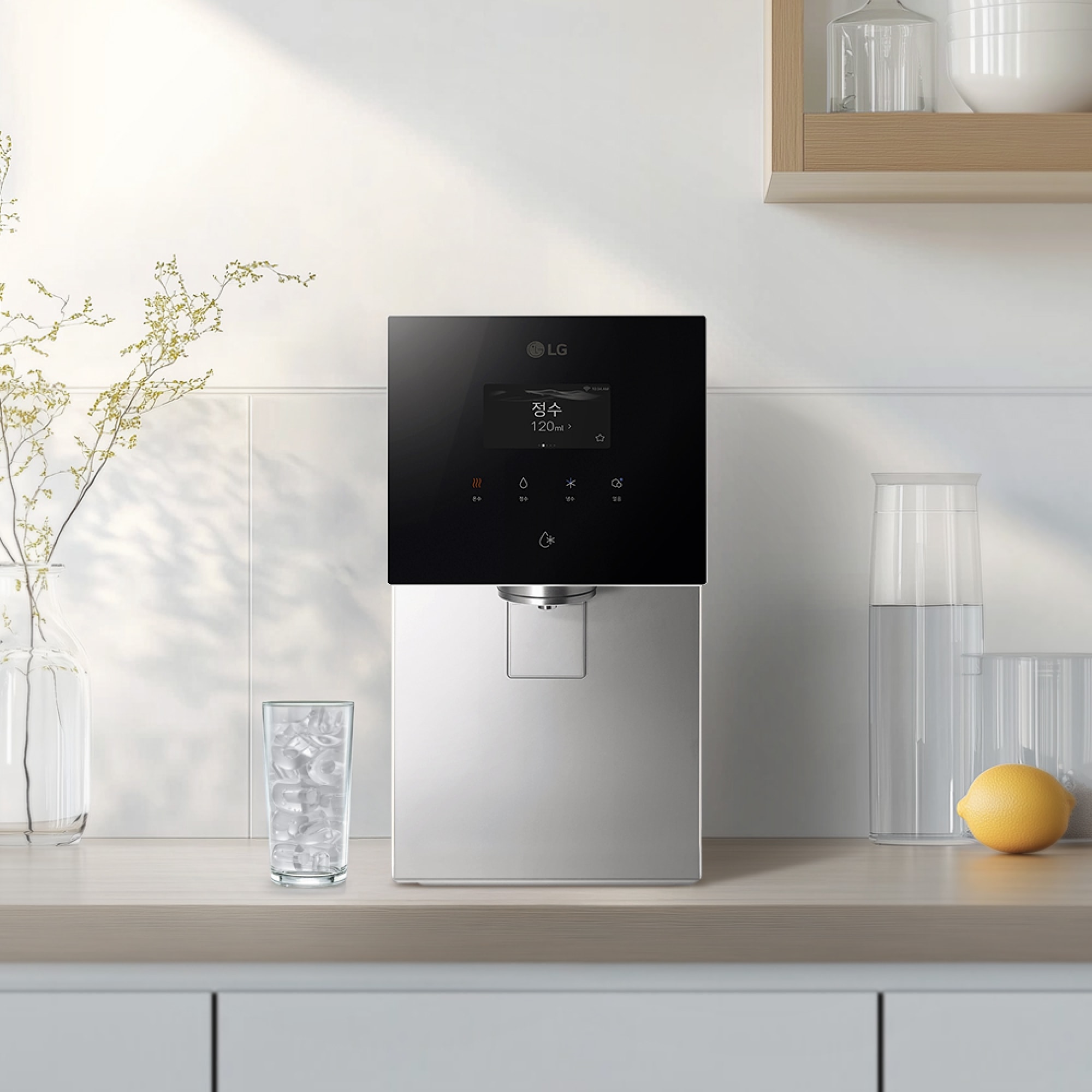 정수기 LG 퓨리케어 오브제컬렉션 얼음정수기 (WD721RK.AKOR) 줌이미지 1