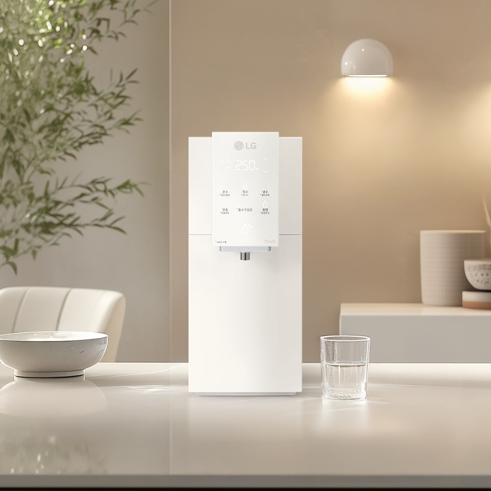 정수기 LG 퓨리케어 오브제컬렉션 정수기(음성인식/맞춤 출수, 냉온정) (WD524VC.AKOR) 메인이미지 1