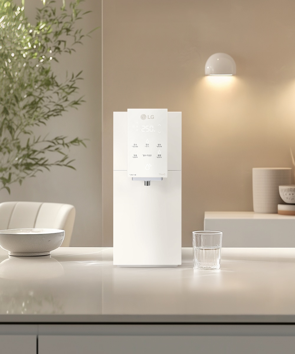 정수기 LG 퓨리케어 오브제컬렉션 정수기(음성인식/맞춤 출수, 냉온정) (WD524VC.AKOR) 메인이미지 0