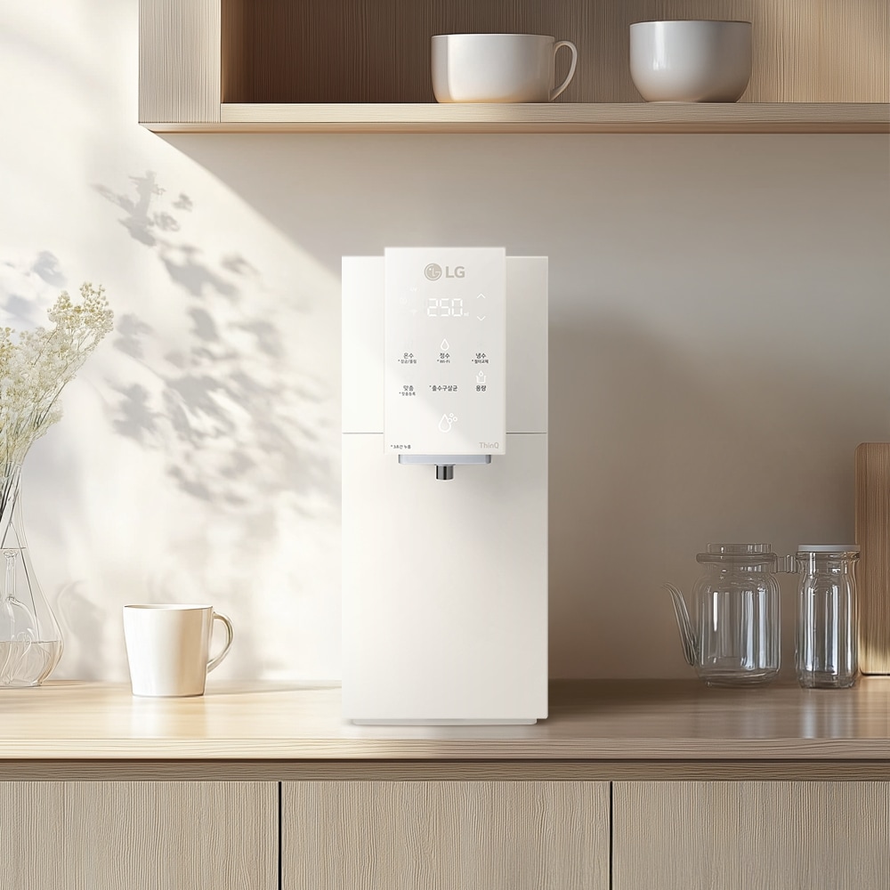 정수기 LG 퓨리케어 오브제컬렉션 정수기(맞춤 출수, 냉온정) (WD523VC.AKOR) 메인이미지 1