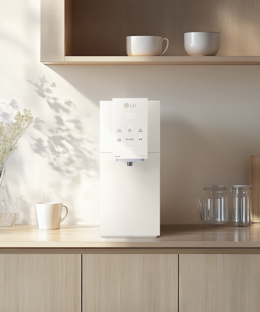 정수기 LG 퓨리케어 오브제컬렉션 정수기(맞춤 출수, 냉온정) (WD523VC.AKOR) 메인이미지 0