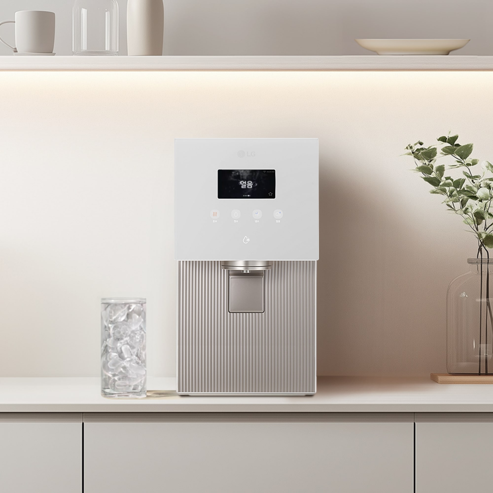 정수기 LG 퓨리케어 오브제컬렉션 얼음정수기 (WD722RH.AKOR) 줌이미지 1