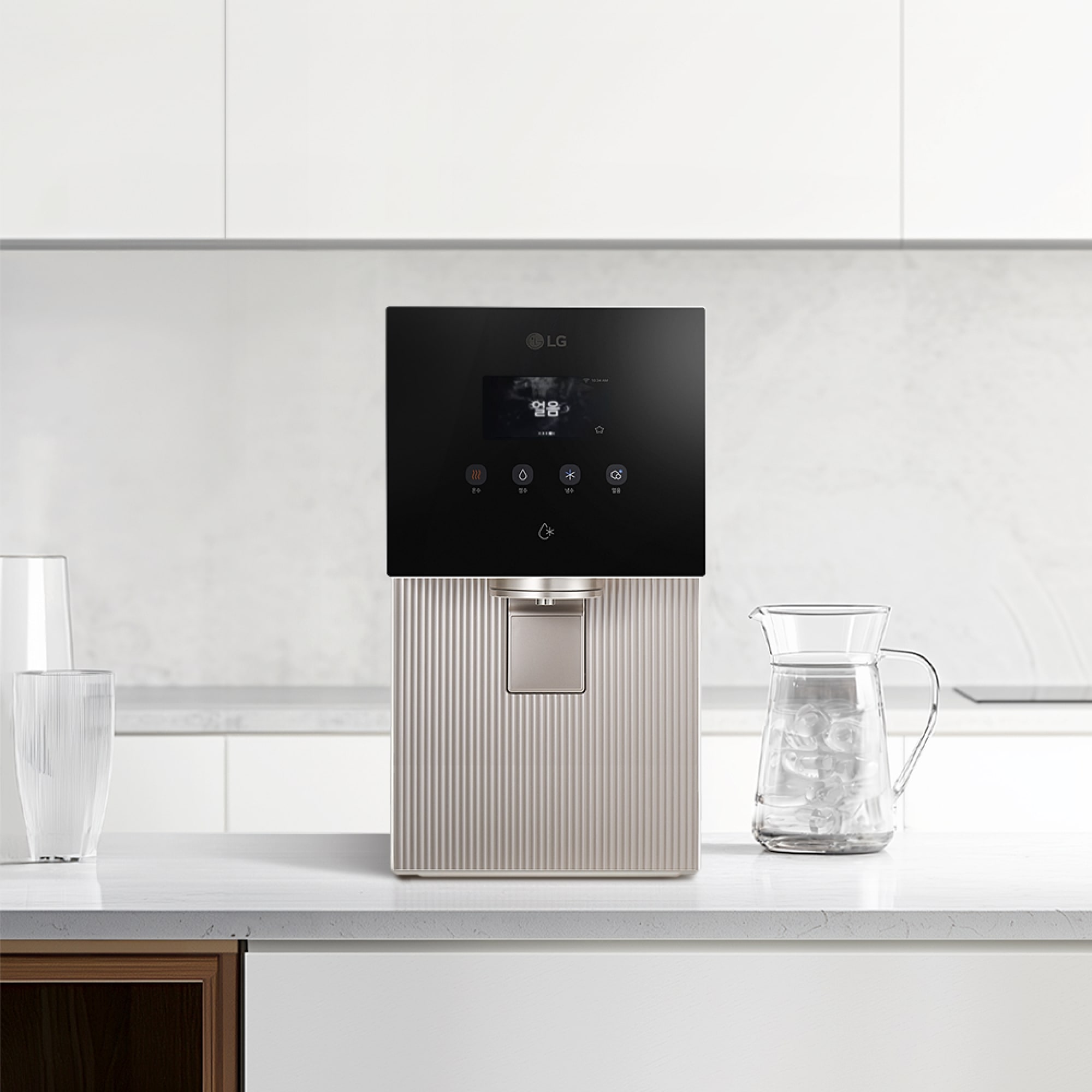 정수기 LG 퓨리케어 오브제컬렉션 얼음정수기 (WD722RK.AKOR) 줌이미지 1