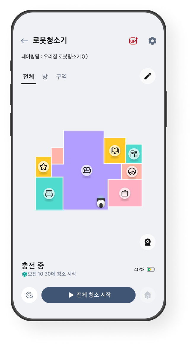 원격제어 화면 예시 이미지