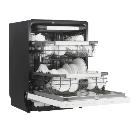 식기세척기 LG 디오스 AI 오브제컬렉션 식기세척기 (DUE6EWL2E.AKOR) 제품 이미지 좌측 측면 문열림