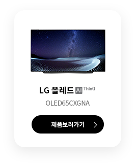 LG 올레드 AI ThinQ OLED65CXGNA 제품보러가기